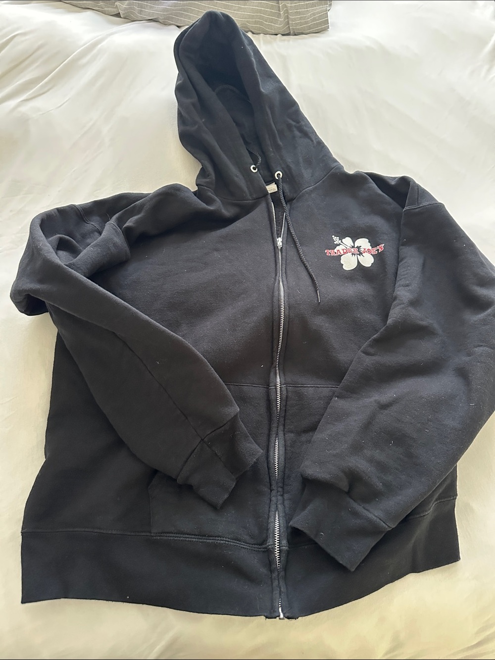 Trader Joe’s men’s hoodie zip up. Size large